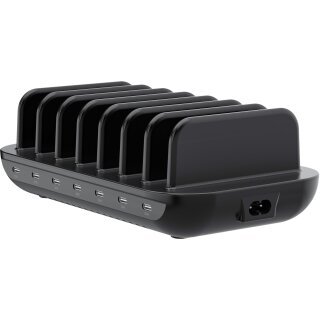 CONCEPTRONIC Ladegerät 7Port 7xUSB-C Multi 160WPD3.0 sw