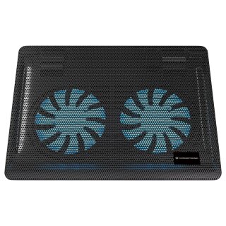 CONCEPTRONIC 2-Fan USB-A2.0 Laptop-Kühlpad 3Kg 15.6" sw