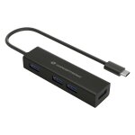 CONCEPTRONIC 4-Port Hub USB-C3.2Gen1->4xA3.0 o.Netz. sw