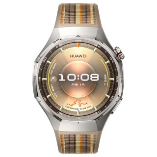 Huawei WATCH GT6 pro 46mm (Atum-B29W), Brown Woven Strap