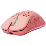 Deltaco Gaming Maus wireless, RGB pink