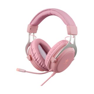 Deltaco Headset Gaming Stereo Klinke LED pink