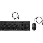 HP Tastatur+Maus 225 Set Kabelgebunden Schwarz