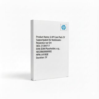 G HP Care Pack 3Y Supportpaket für Notebooks-Reparatur vor Ort
