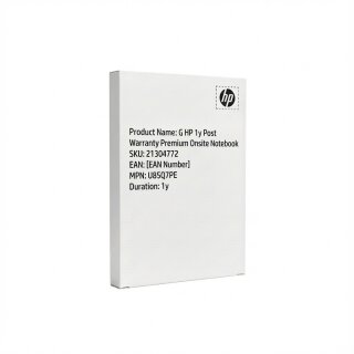 G HP 1y Post Warranty Premium Onsite Notebook
