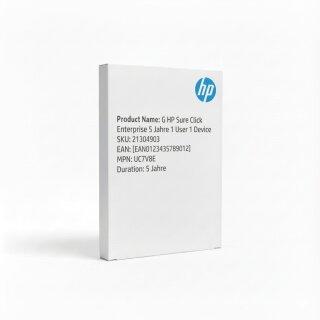 G HP Sure Click Enterprise 5 Jahre 1 User 1 Device