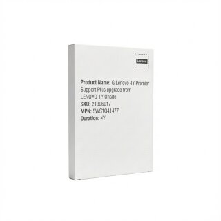 G Lenovo 4Y Premier Support Plus upgrade from LENOVO 1Y Onsite