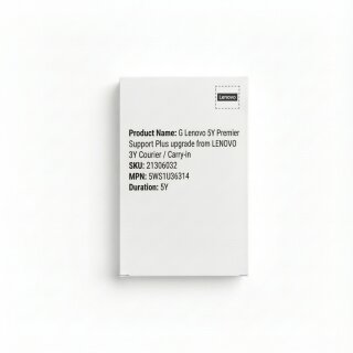 G Lenovo 5Y Premier Support Plus upgrade from LENOVO 3Y Courier/Carry-in