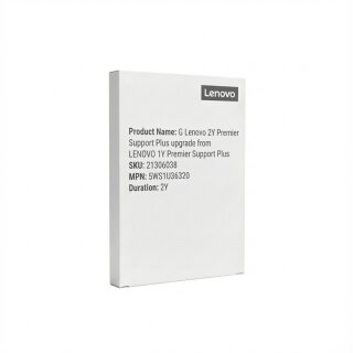 G Lenovo 2Y Premier Support Plus upgrade from LENOVO 1Y Premier Support Plus