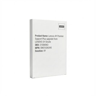 G Lenovo 4Y Premier Support Plus upgrade from LENOVO 3Y Onsite