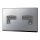 Neomounts TV Wandhalterung 43 85 Zoll ultra flach fixiert schwarz WL30 265BL1