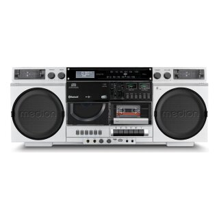 Medion P66538 Retro-Boombox weiß