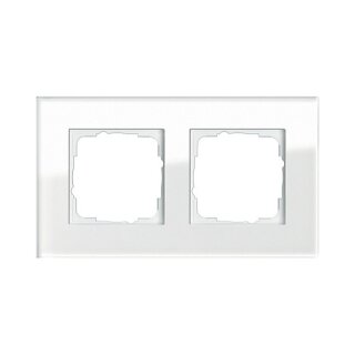 GIRA - Esprit - Rahmen 2-fach *Glas weiß*