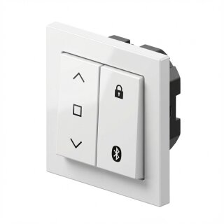 Gira S3000 Jalousie- und Schaltuhr BT Pfeilsymbole System 55 Reinweiß glänzend