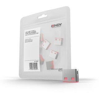 STICK LINDY USB Portschlösser 10xPink Erweiterungskit für 40450