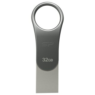 STICK Silicon Power USB-Stick 32GB USB3.0 C80 Silver Type C-Ready