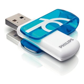 STICK Philips USB 2.0 16GB Vivid Edition Ocean Blue