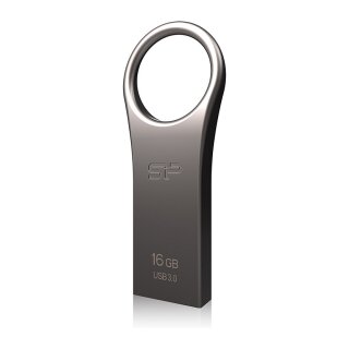 STICK Silicon Power USB-Stick 16GB USB3.0 J80 Silver/Zinc Alu.