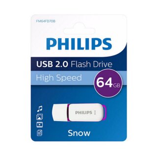 STICK Philips USB 2.0 64GB Snow Edition Magic Purple