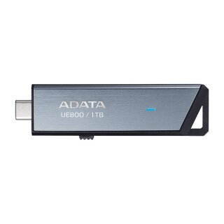 STICK ADATA UE800 1 TB(aluminium(gebürstet), USB-C 3.2(10 Gbit/s))