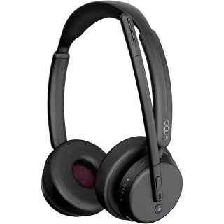 Epos Impact 500 MS UC ANC WL USB-C+A beidseitiges On-ear Bluetooth Headset inkl. BT Dongle Teams zertifiziert