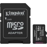 CARD Kingston 64GB microsdxc Canvas Select Plus Gen3...
