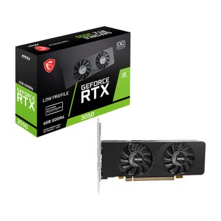 RTX 3050 6GB LP E OC GDDR6 1 Fan