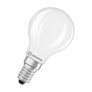 Osram LED Classic P 40 Filament P 3.4W 827 Frosted E14 LED-Lampen, klassische Mini