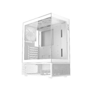 XPG Invader X Mini ATX Midi Tower weiß 5x120mm ARGB USB C