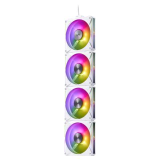 K COOLER XPG Hurricane MAG 120 ARGB PWM Lüfter 120mm weiß 4er Pack