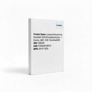 Lexware Büroservice Komplett 2026 Einzelplatzversion - 1 Device, ABO - ESD -Download