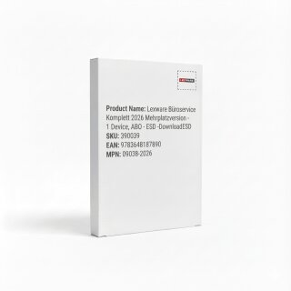 Lexware Büroservice Komplett 2026 Mehrplatzversion - 1 Device, ABO - ESD -Download