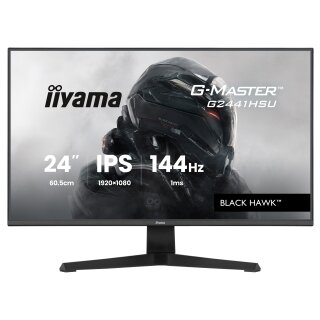 60,5 cm/23,8? (1920×1080) iiyama G-Master G2441HSU-B1 16:9 FHD IPS 1 ms (MPRT) 144 Hz HDMI DP VESA Black