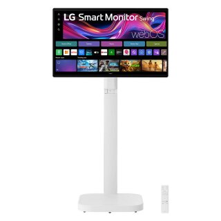 80,0 cm/31,5" (3840×2160) LG 32U889SA-W 16:9 IPS 5 ms 60Hz USB-C (65W) ×3 HDMI ×2 Touchscreen Rollenständer White