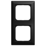 BUSCH JAEGER BJ 1722-915 Abdeckrahmen 2-fach schwarz matt...
