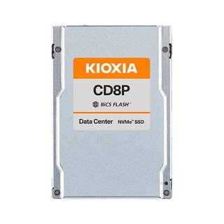 2,5" KIOXIA CD8P-R Series KCD8XPUG15T3 - SSD - Rechenzentrum. Lesen intensiv - 15360 GB (6.4 cm) - PCI Express 5.0 x4 (NVMe)