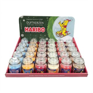 CANDLE Thekendisplay Haribo Winter 30 x 85g, 5 x Fluffy Clouds, 5 x