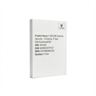 F-SECURE Internet Security - 10 Device, 3 Year - ESD-Download