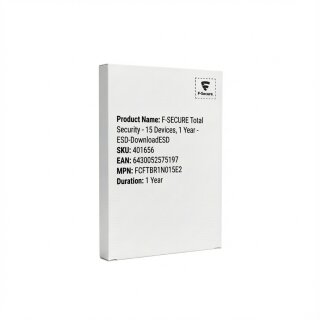 F-SECURE Total Security - 15 Devices, 1 Year - ESD-DownloadESD