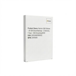 Norton 360 Deluxe - 25 GB Cloud-Backup - 3 Devices, 1 Year - ESD-DownloadESD