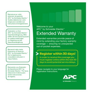 APC Ext.Warranty 3Yrs 24/7