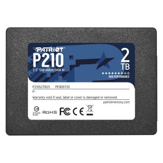 2,5" Patriot P210 2 TB (schwarz, SATA 6 Gb/s, 2,5")