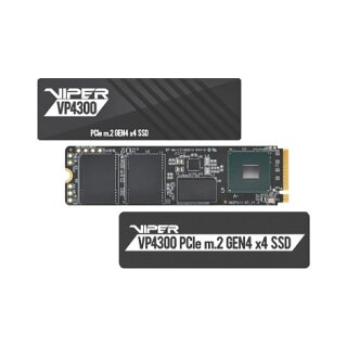 M.2 Patriot Viper VP4300 2 TB (schwarz, PCIe 4.0 x4, NVMe 1.4, 2280)
