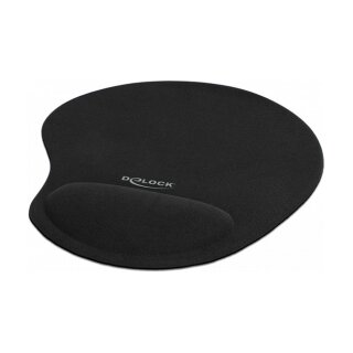 Ergonomisches Mauspad mit Gel Handballenauflage schwarz 230 x 202 x 24 mm
