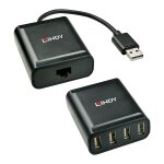 LINDY Extender USB 2.0 Cat5 4 Ports 60m