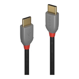 LINDY USB 2.0 Kabel Typ C/C Anthra Line M/M 1m