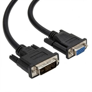 1M DVI TO VGA MONITOR CABLE