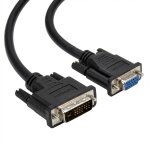 1M DVI TO VGA MONITOR CABLE