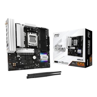ASRock A620AM Pro RS WiFi AM5 mATX HDMI/DP DDR5 retail
