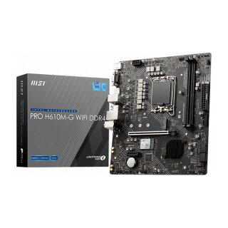 MSI PRO H610M-G WIFI DDR4 LGA1700 2xDDR4 1xM.2 4xSATA